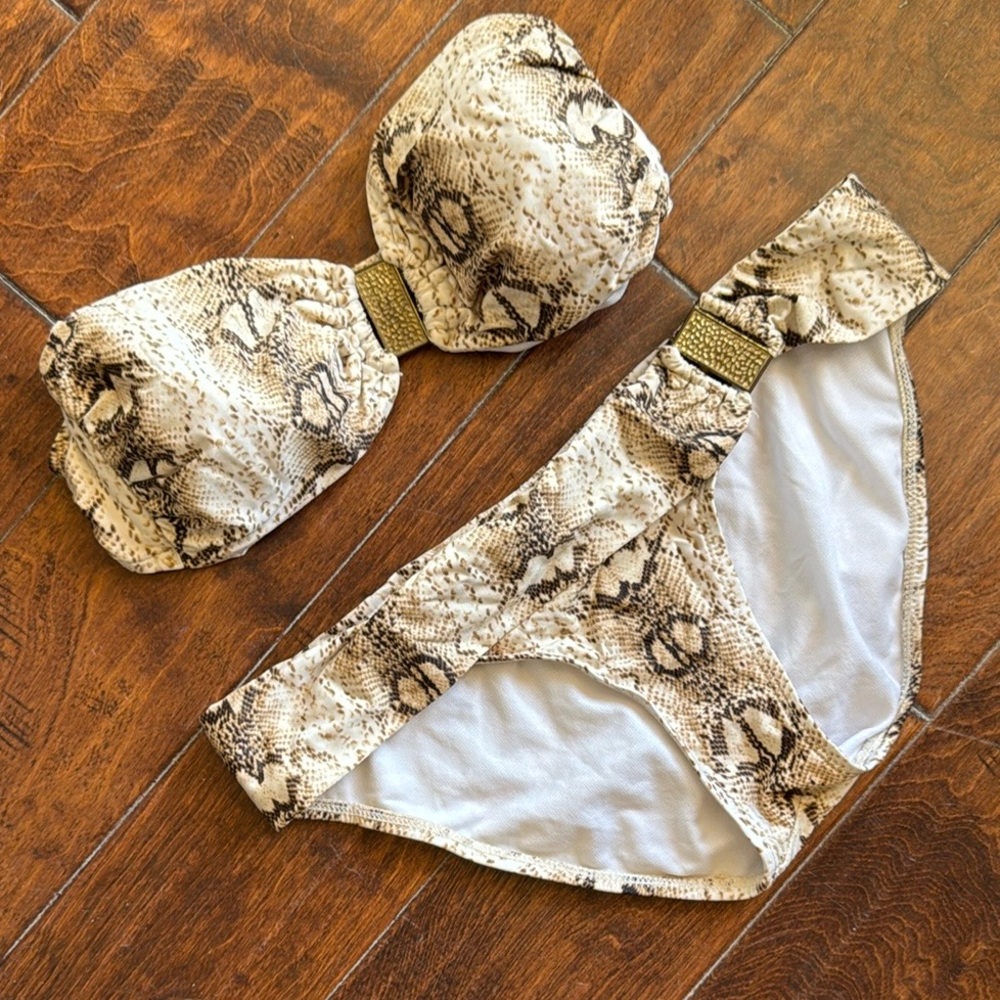 White House Black Market Animal Print Bikini